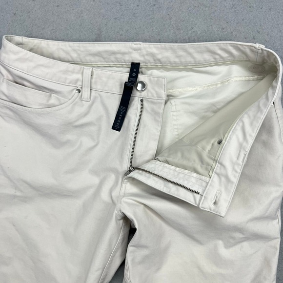 Lululemon Men's Chino ABC Pants Beige Size 36 x 33 Golf Stretch Cotton Blend - Picture 4 of 12